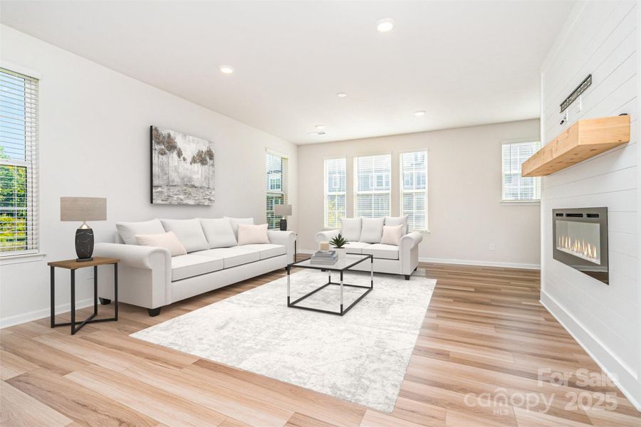 Furnished interior view inside a new home in , Mint Hill (Image 11).