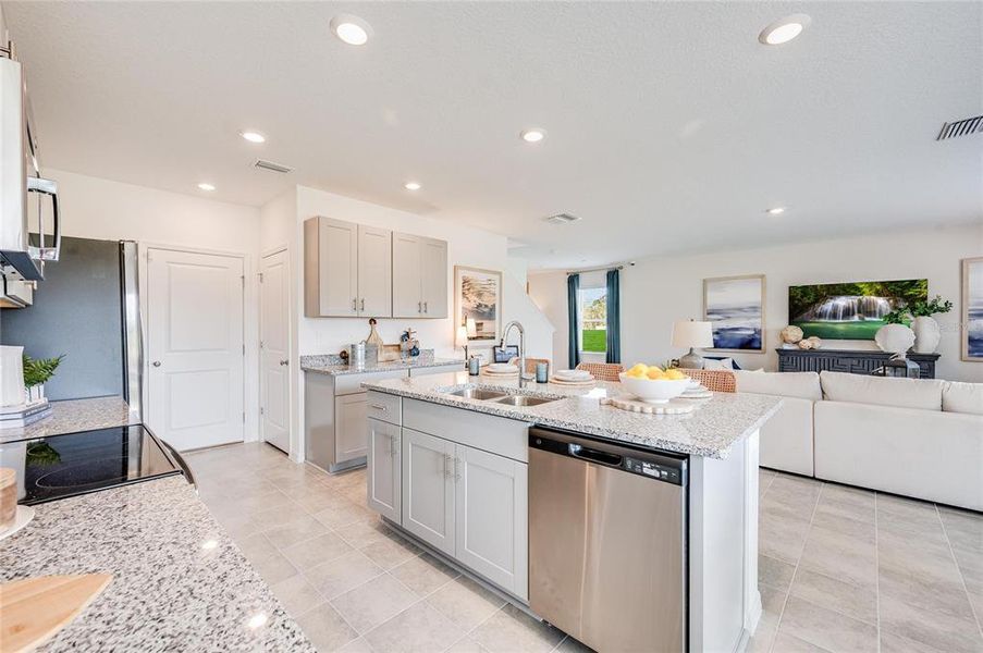 Furnished interior view inside a new home in Palm Wind, Hudson (Image 25).