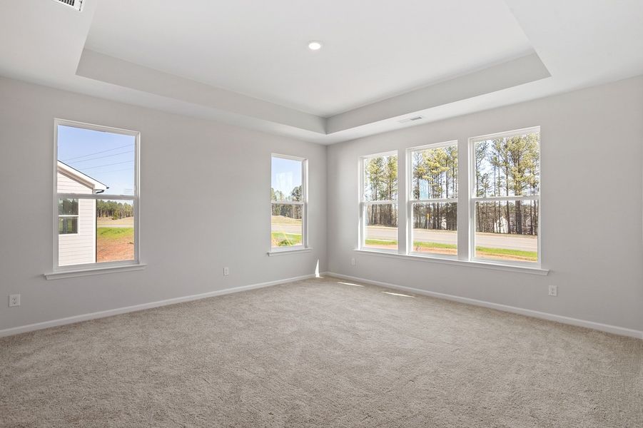 Spacious, unfurnished interior of a new home in Sweetbrier, Durham (Image 22).