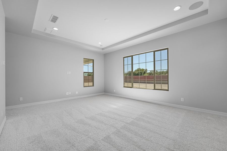 Spacious, unfurnished interior of a new home in Ellsworth Ranch Capstone Collection, Queen Creek (Image 20). Spacious, unfurnished interior of a new home in Ellsworth Ranch Capstone Collection, Queen Creek (Image 20).