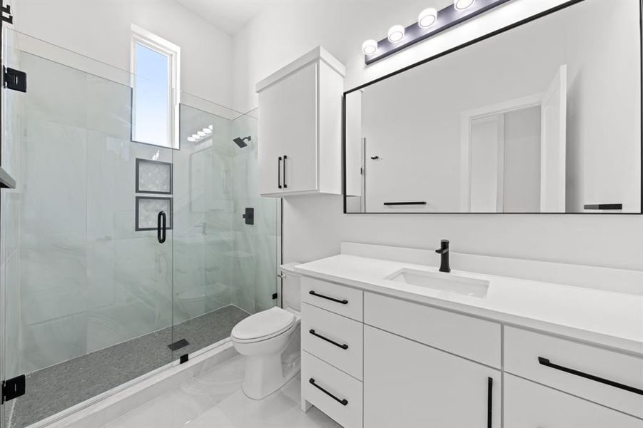 Furnished interior view inside a new home in , Dallas (Image 7).