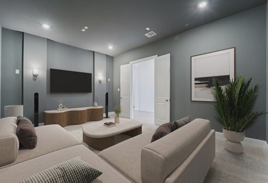 Plan 6010 Media Room - Staged - 8 of 20