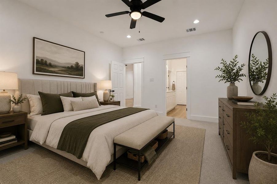 Furnished interior view inside a new home in , Seagoville (Image 17).