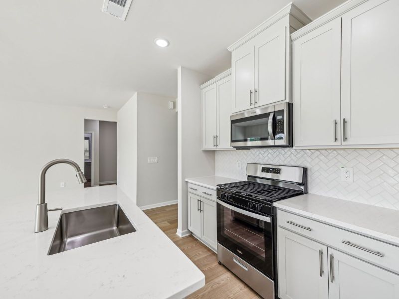 Furnished interior view inside a new home in River Glen, Angier (Image 5).