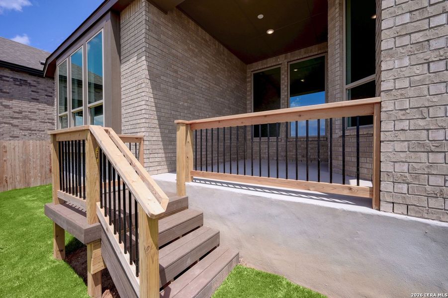 Exterior details and patio area of a home in VIDA, San Antonio (Image 19).
