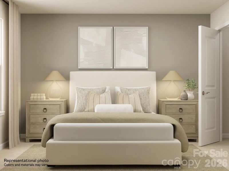 Furnished interior view inside a new home in Cannon Village, York (Image 7).