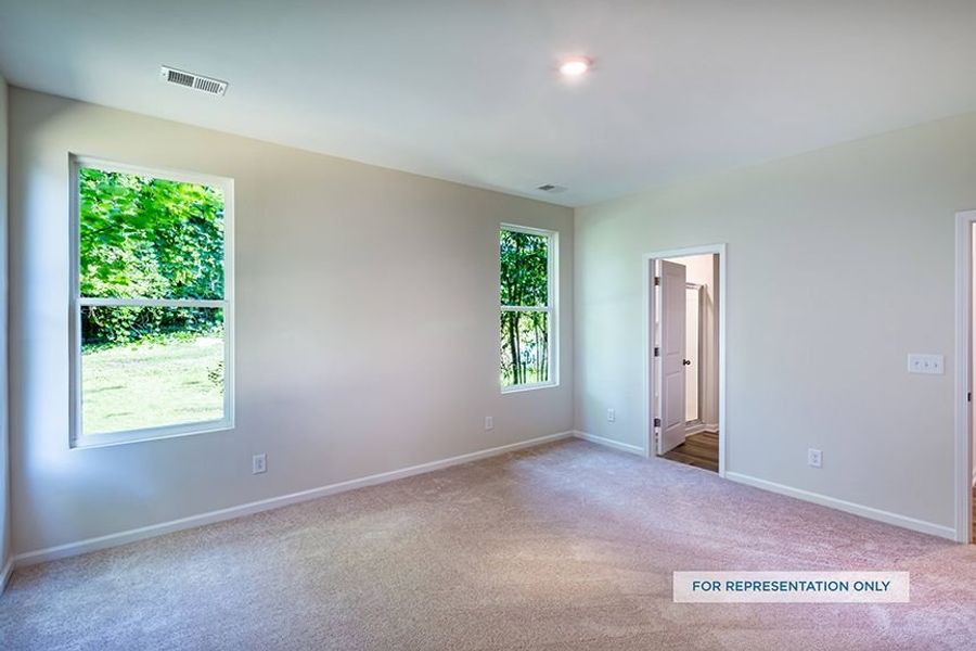 Representative unfurnished interior of a home built from the Rankin Basement by Brookline Homes in The Terraces at Cramerton Mills, Gastonia (Image 6).