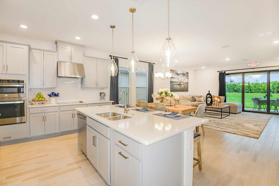 Furnished interior view inside a new home in Central Park, Port St. Lucie (Image 22).