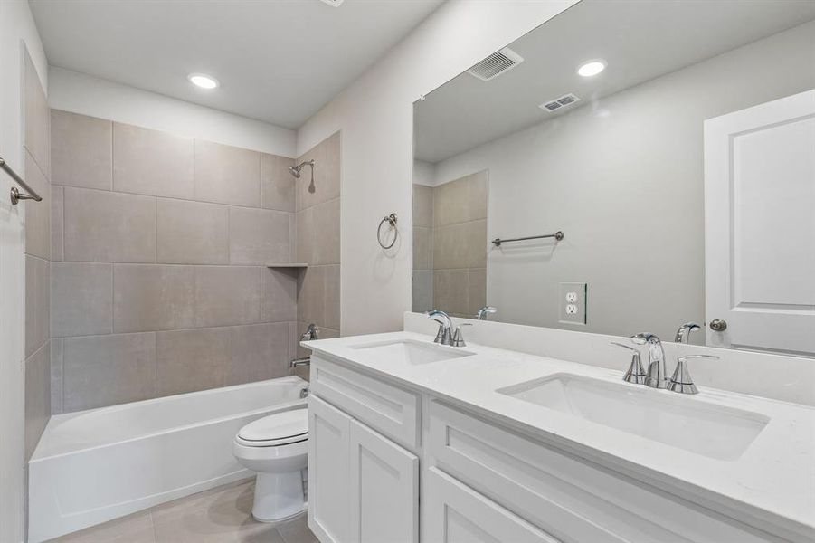 Furnished interior view inside a new home in AnaCapri, Anna (Image 6).