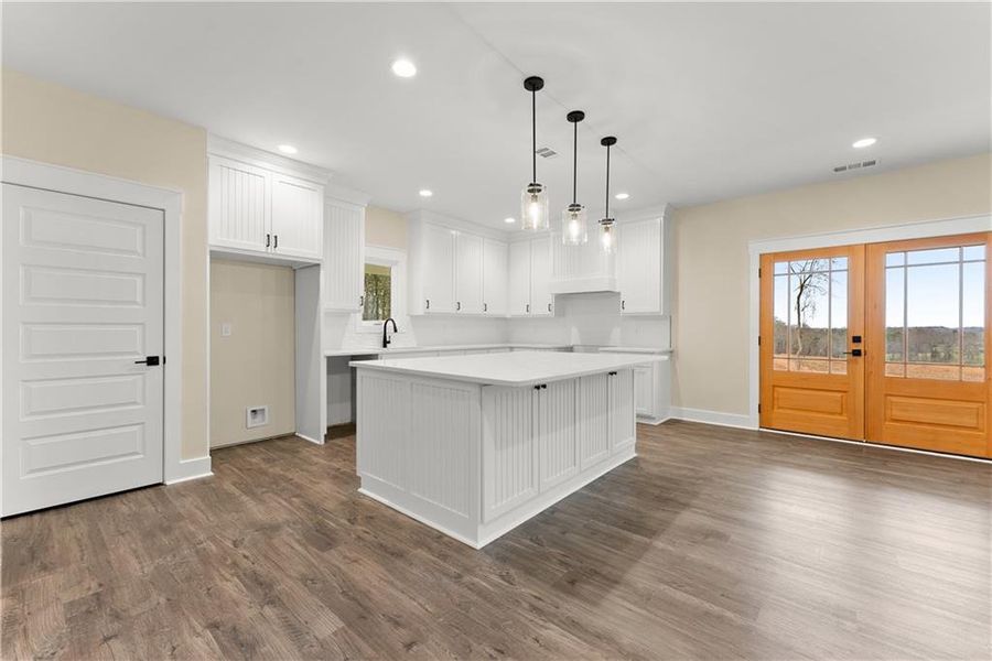 Furnished interior view inside a new home in , Clermont (Image 9). Furnished interior view inside a new home in , Clermont (Image 9).