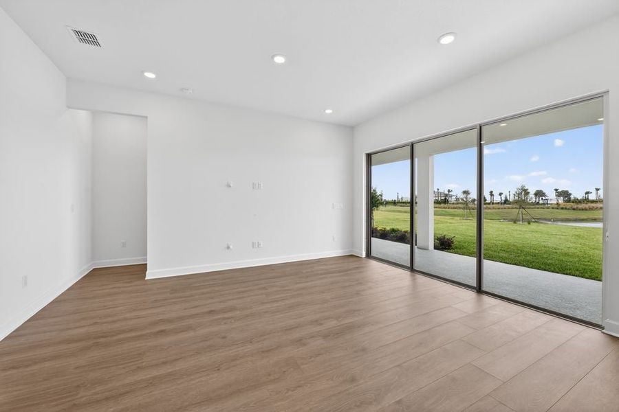Representative unfurnished interior of a home built from the Sereno by Taylor Morrison in Esplanade by the Islands, Naples (Image 8).