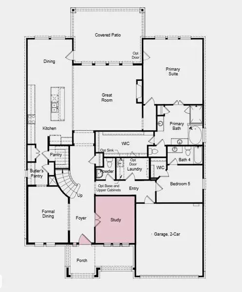 Additional Highlights Include: study, 42" door at entry, bath 4 upstairs, and downstairs guest suite. Additional Highlights Include: study, 42" door at entry, bath 4 upstairs, and downstairs guest suite.