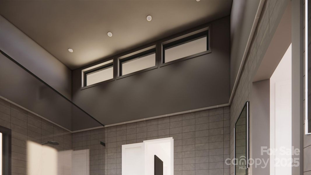Primary bathroom rendering
