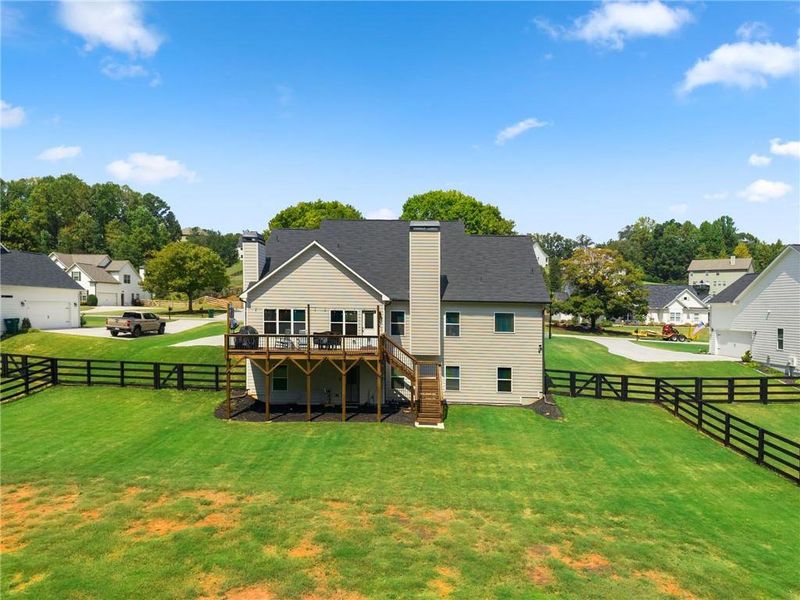 Exterior details and patio area of a home in , Dawsonville (Image 28).
