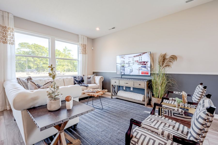 Representative furnished interior of a home built from the Hudson by Fischer Homes in Villas at Gold Creek, Dawsonville (Image 7).