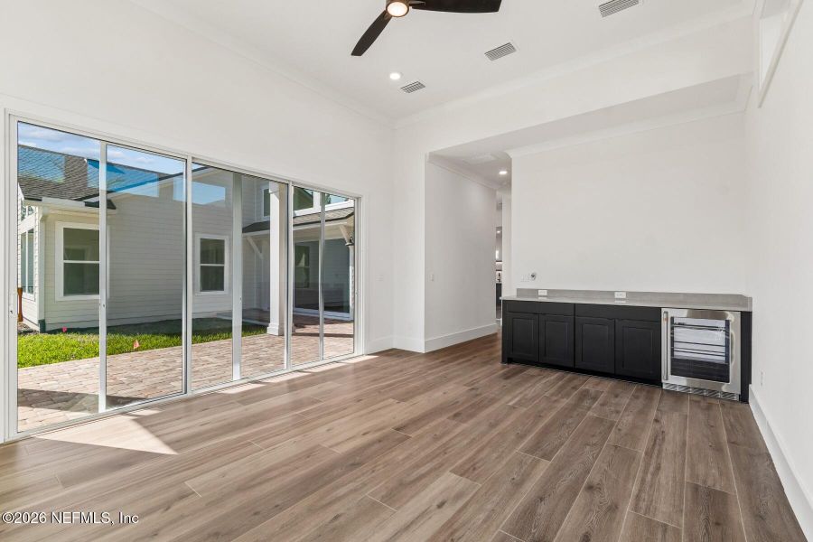 Spacious, unfurnished interior of a new home in Coral Ridge at Seabrook 80’, Ponte Vedra (Image 22).