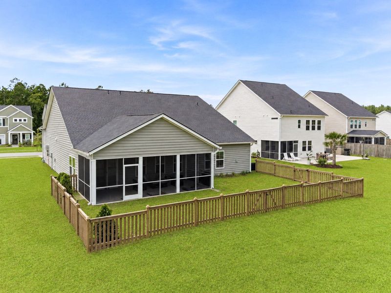 Exterior details and patio area of a home in , Summerville (Image 3).