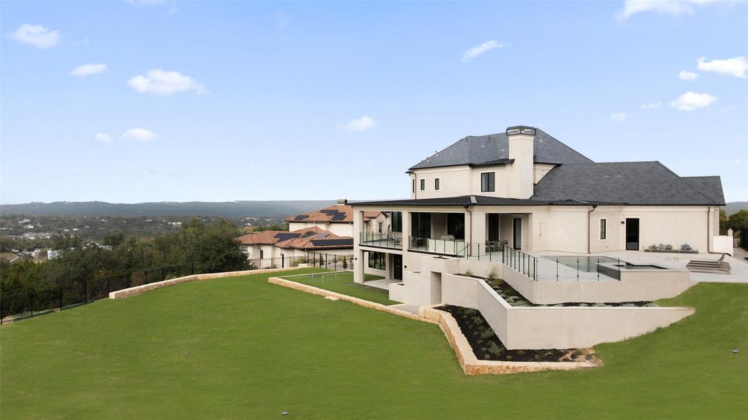 Exterior details and patio area of a home in , Austin (Image 34). Exterior details and patio area of a home in , Austin (Image 34).