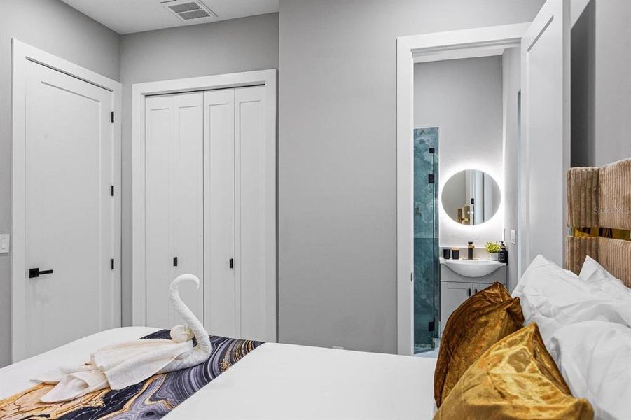 Furnished interior view inside a new home in , Cape Coral (Image 32).
