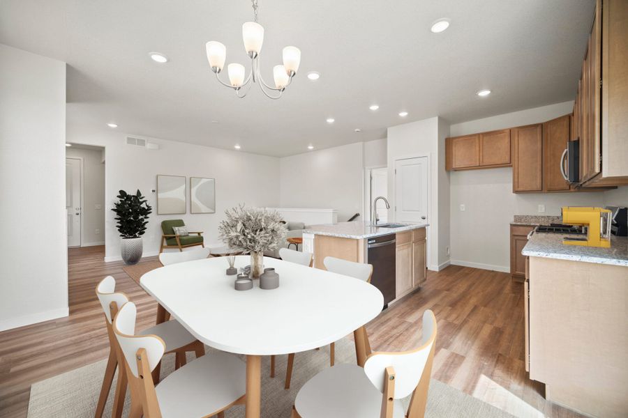 Representative furnished interior of a home built from the Fir by View Homes in Aspen Ranch, Fountain (Image 6).