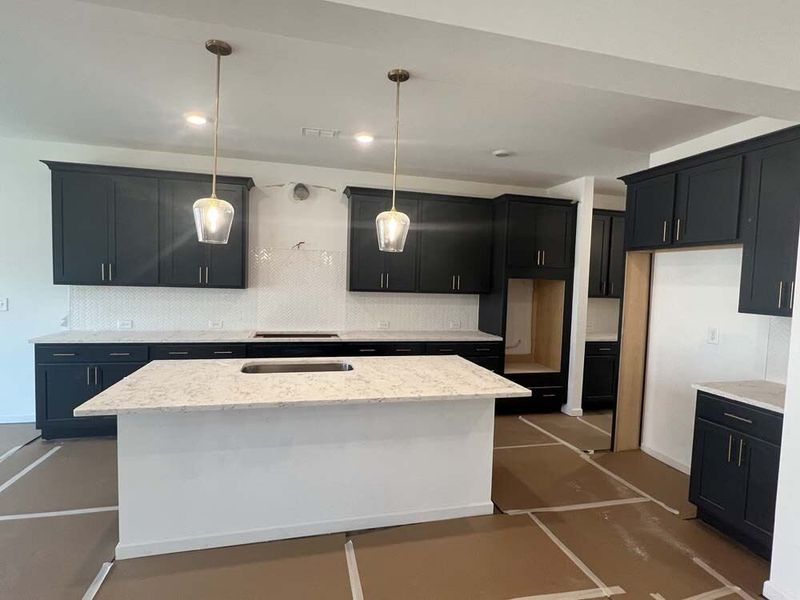 Kitchen featuring the Luxe Collection Finishes Construction Progress