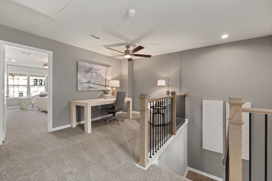 Representative furnished interior of a home built from the Scarlett by Pulte Homes in The Preserve at Marks Creek, Knightdale (Image 7).