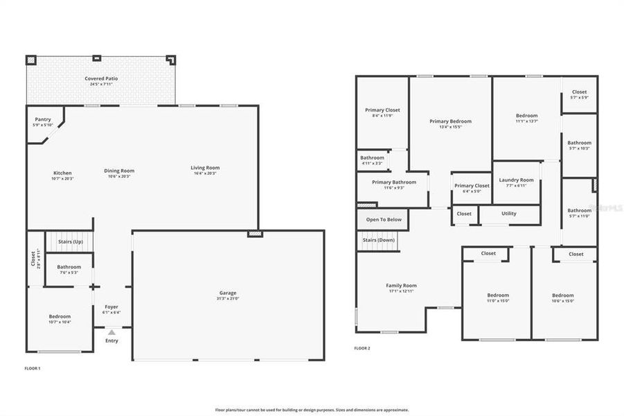 2D floor plan layout of this home in , Deland, FL (Image 5).