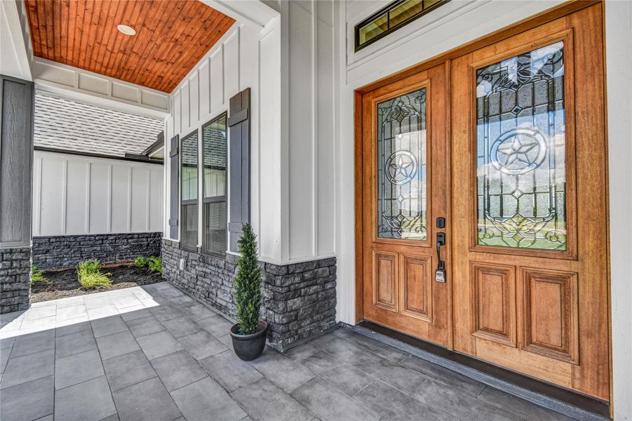 Front entrance porch Front entrance porch