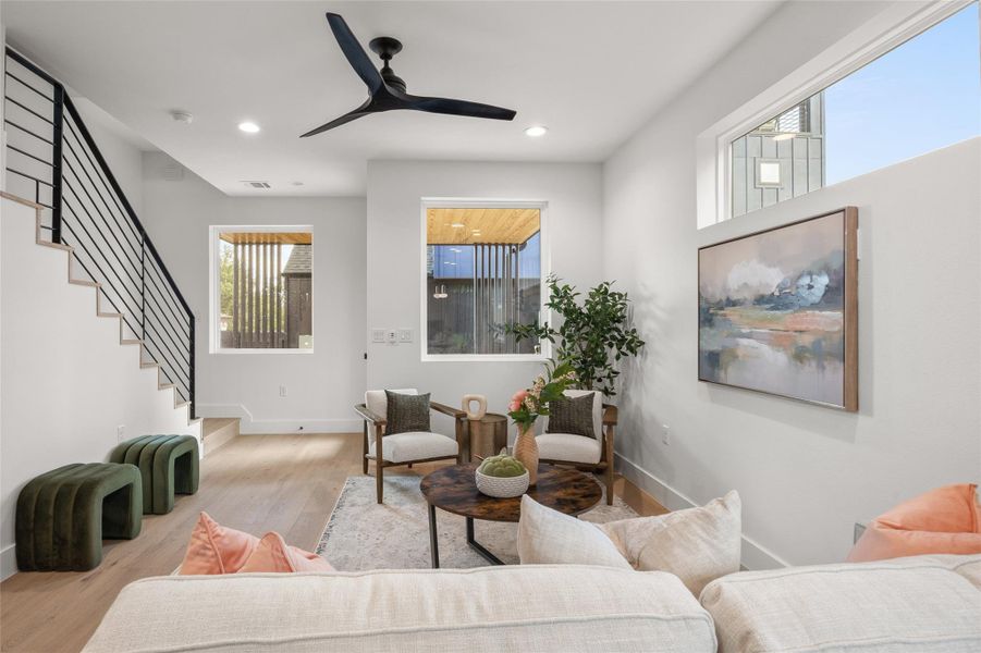 Furnished interior view inside a new home in , Austin (Image 4).