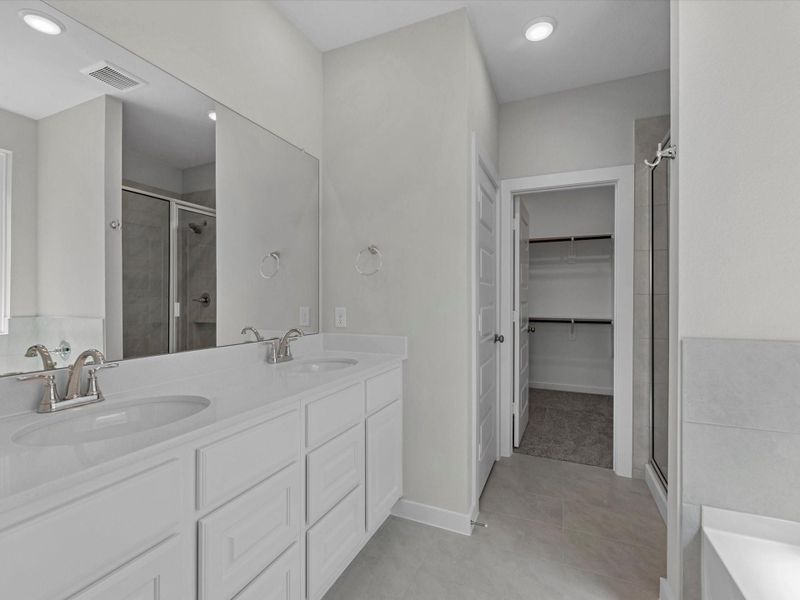 Furnished interior view inside a new home in Mason Woods, Cypress (Image 7).