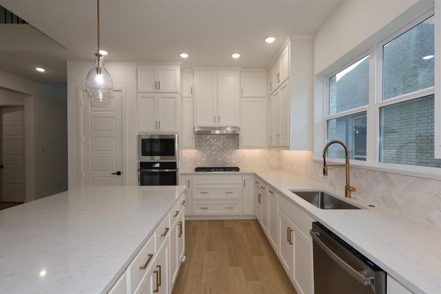 Furnished interior view inside a new home in Pecan Square - Gardens, Northlake (Image 5).