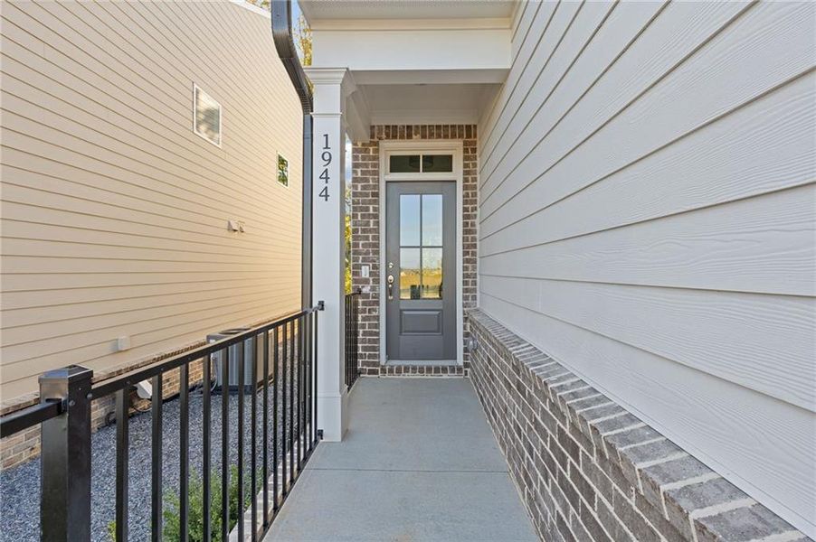 Exterior details and patio area of a home in , Dacula (Image 19).