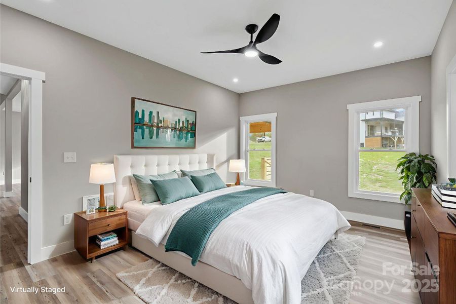 Furnished interior view inside a new home in , Asheville (Image 17).