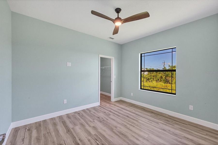 Bedroom 2 with Walk-in Closet