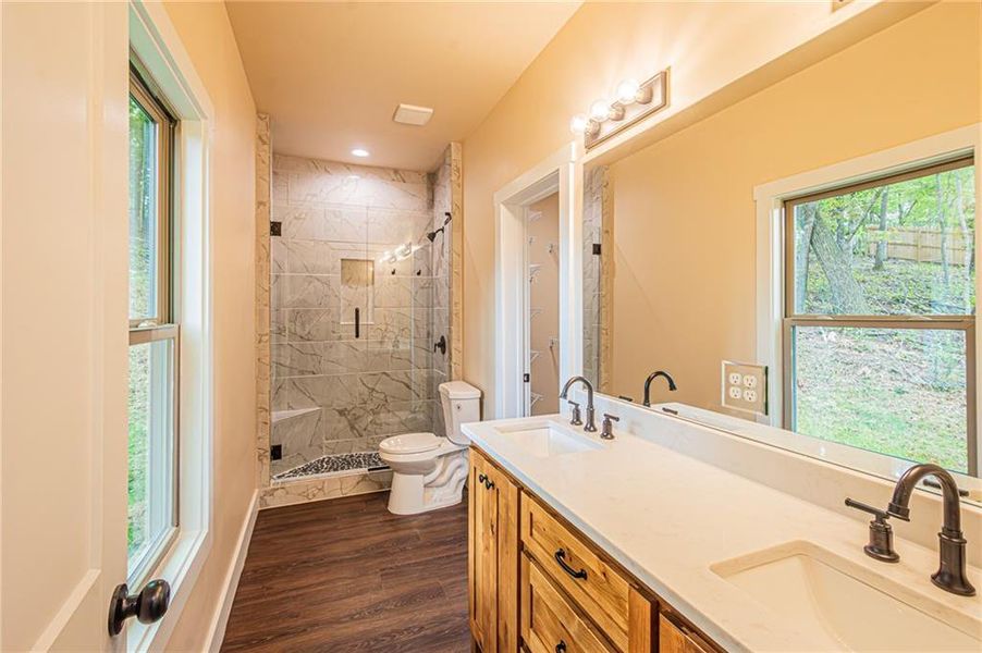 Furnished interior view inside a new home in , Dahlonega (Image 29).