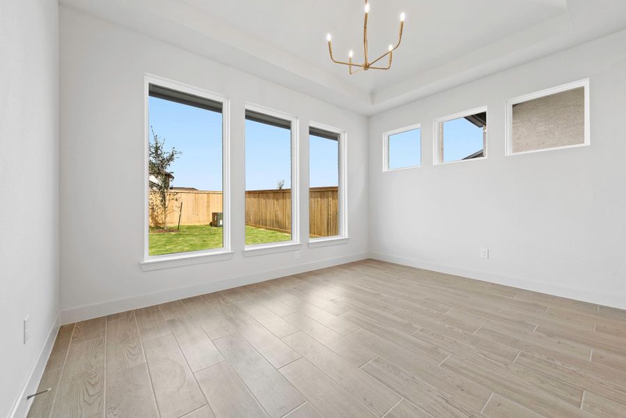 Spacious, unfurnished interior of a new home in Bridgeland, Cypress (Image 23).
