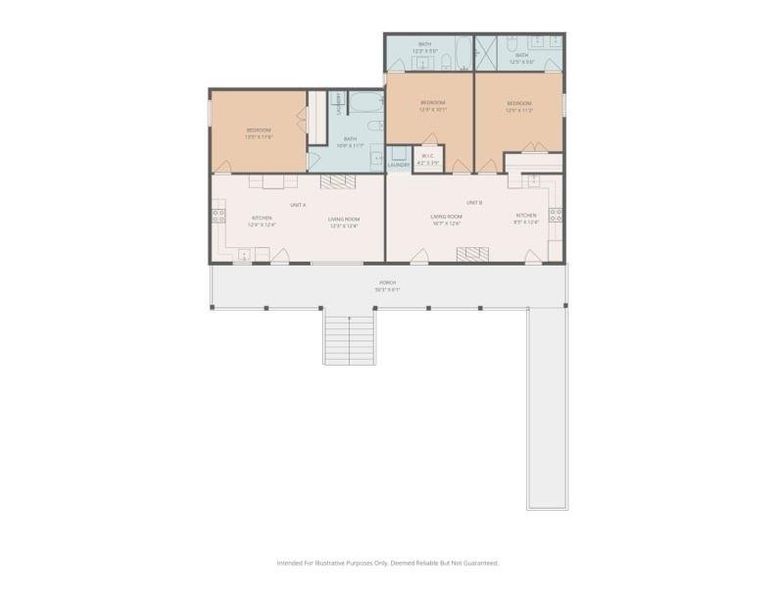 2D floor plan layout of this home in , Hendersonville, NC (Image 3).