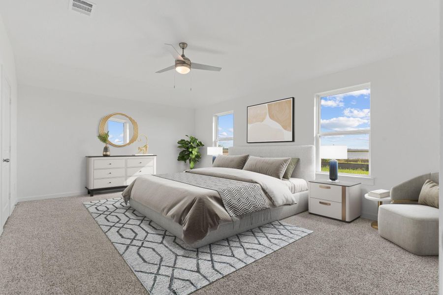Furnished interior view inside a new home in Grand Cay Harbour, Texas City (Image 10).
