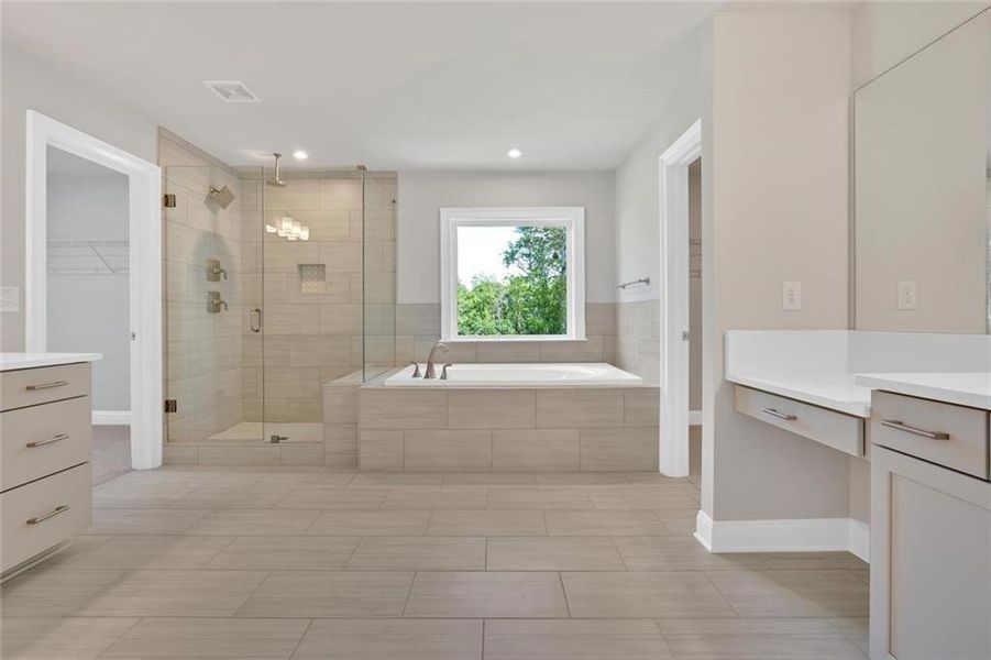 Furnished interior view inside a new home in Ford Landing, Acworth (Image 3).