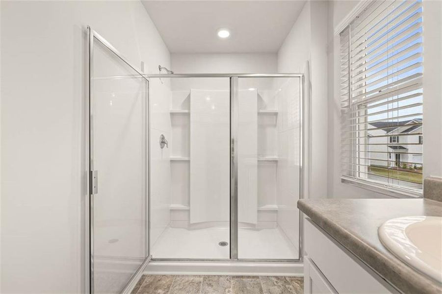 Furnished interior view inside a new home in Poplar Preserve, Newnan (Image 9).