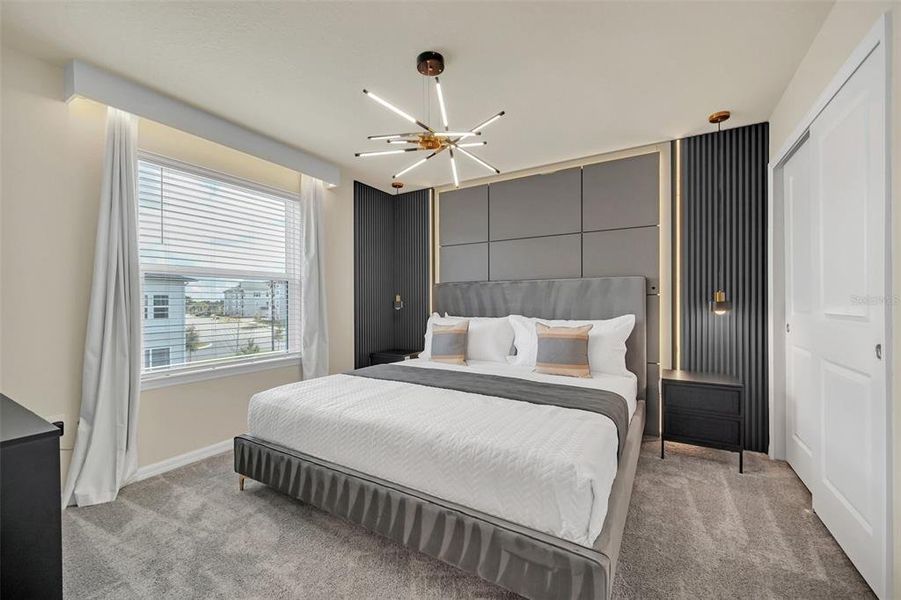 Furnished interior view inside a new home in , Clermont (Image 22).