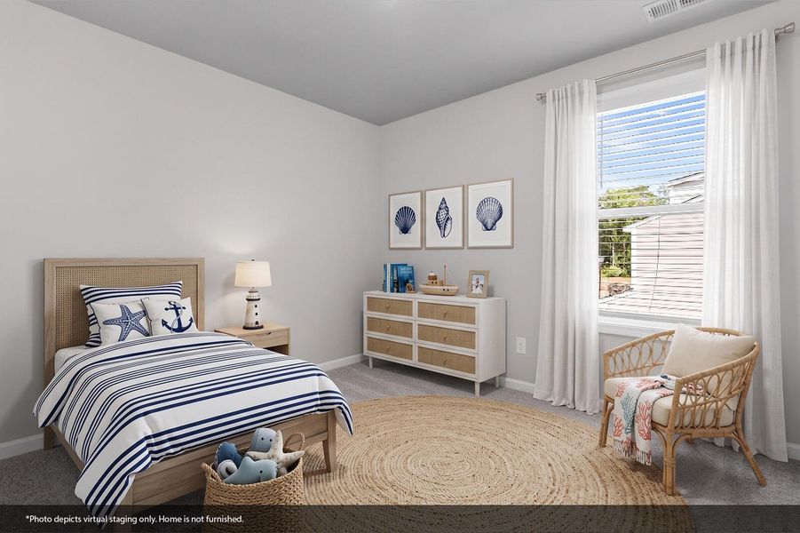 Furnished interior view inside a new home in Central Creek, Goose Creek (Image 32).