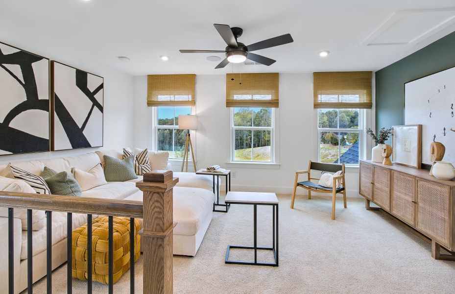 Furnished interior view inside a new home in Hunters Creek, Flowery Branch (Image 6).