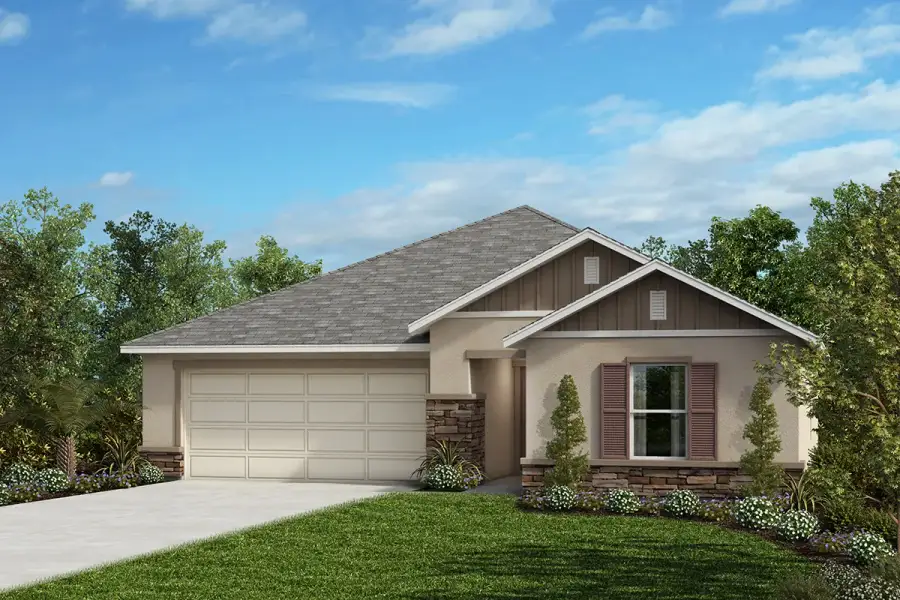 Exterior H with optional stone Exterior H with optional stone