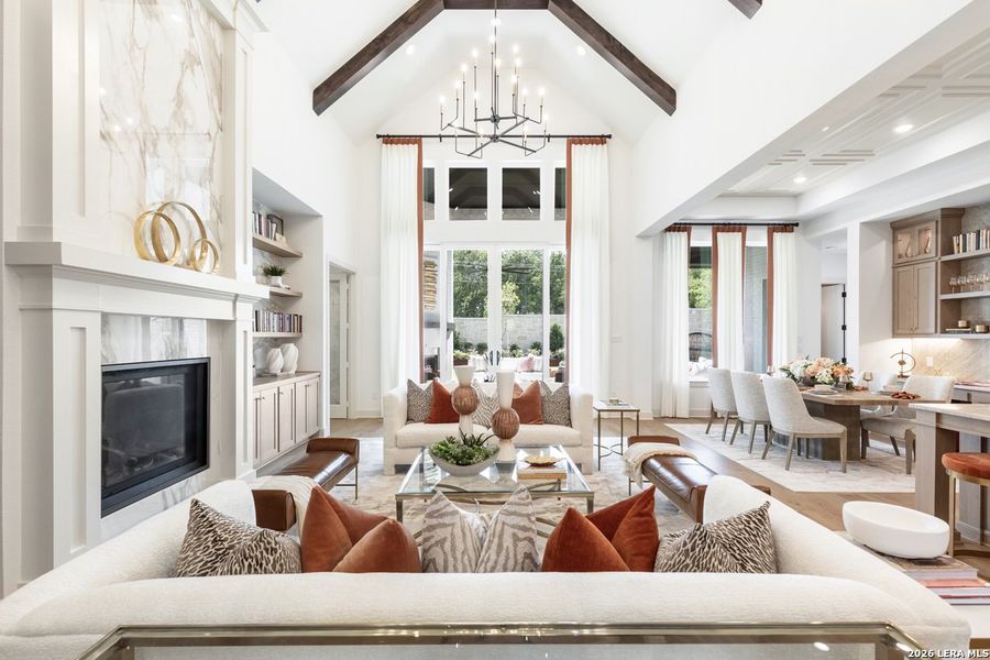 Furnished interior view inside a new home in Esperanza, Boerne (Image 17).