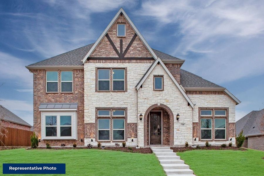Image 6 representing the York R (Two Story) by First Texas Homes in Summit Parks, DeSoto, TX.