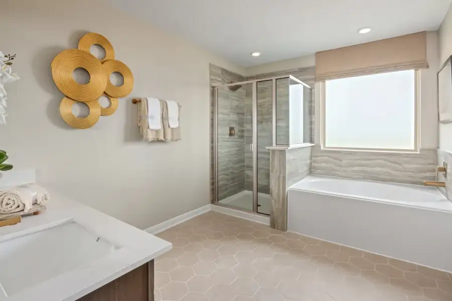 Representative furnished interior of a home built from the 2041 by KB Home in Eden Trails, Waller (Image 12).