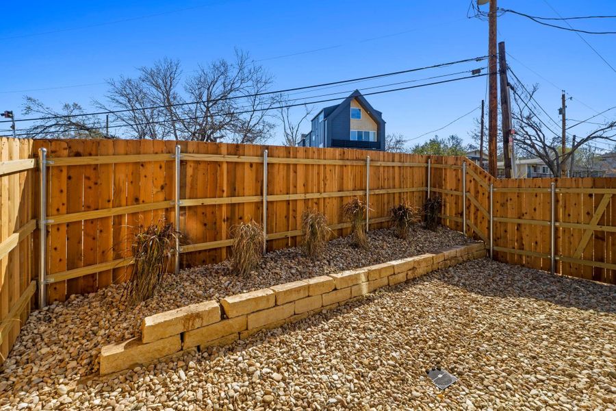 Exterior details and patio area of a home in , Austin (Image 23).
