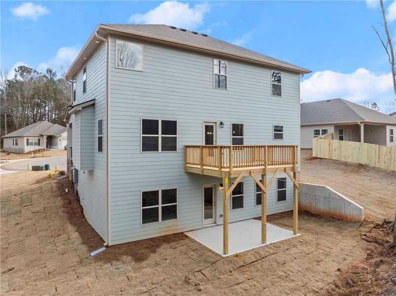 Exterior details and patio area of a home in Magnolia Villas, Cornelia (Image 3).