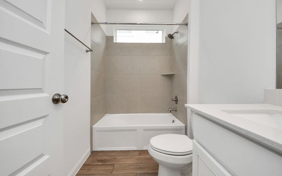 Furnished interior view inside a new home in Elyson, Katy (Image 4).